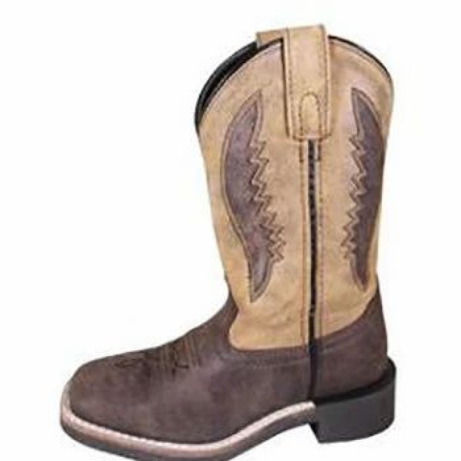 Boots & Shoes * | Smoky Mountain Boots Kid'S Brown And Tan Ranger Boots