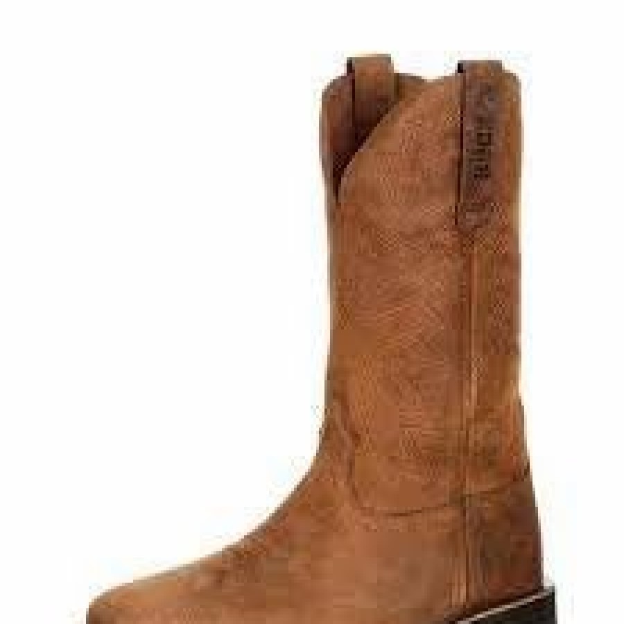 Boots & Shoes * | Rocky Shoes And Boots Rocky Brown Waterproof Steel And Square Toe Boot