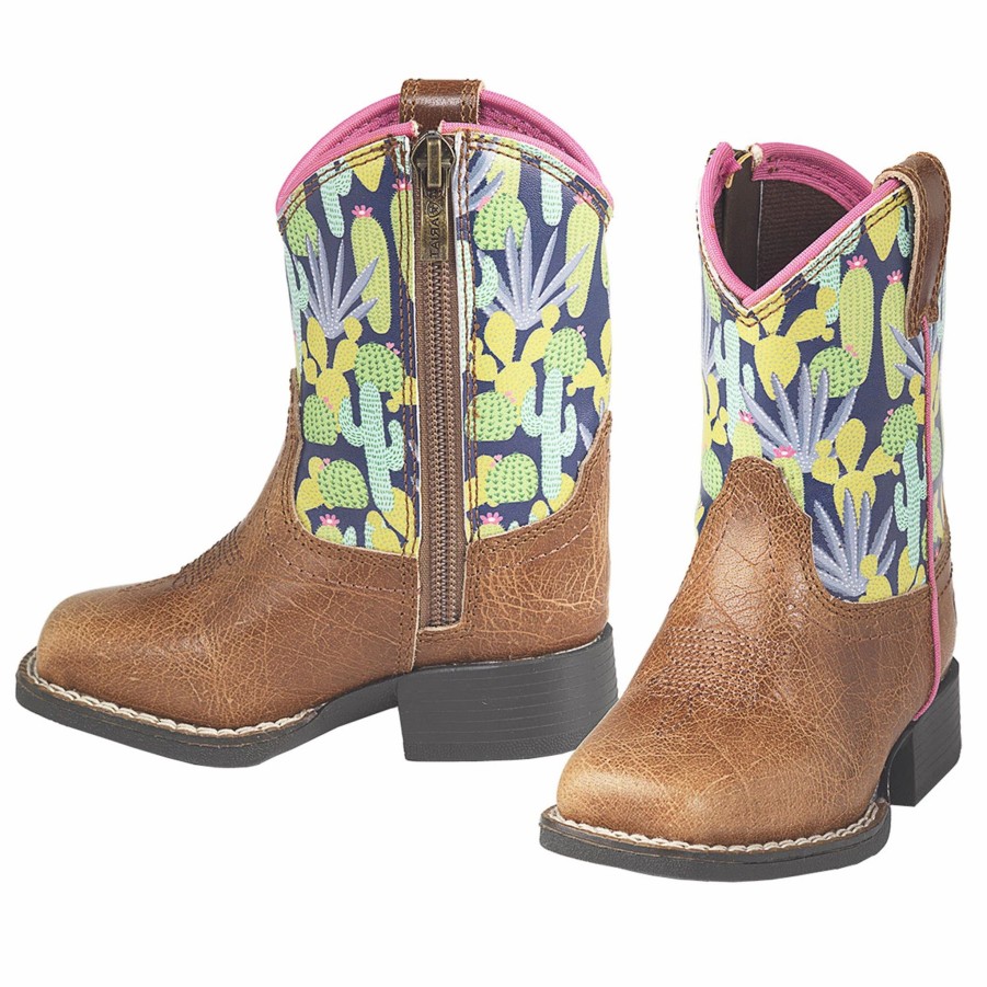 Boots & Shoes * | Ariat Girl'S Lil Stomper Roswell Boots