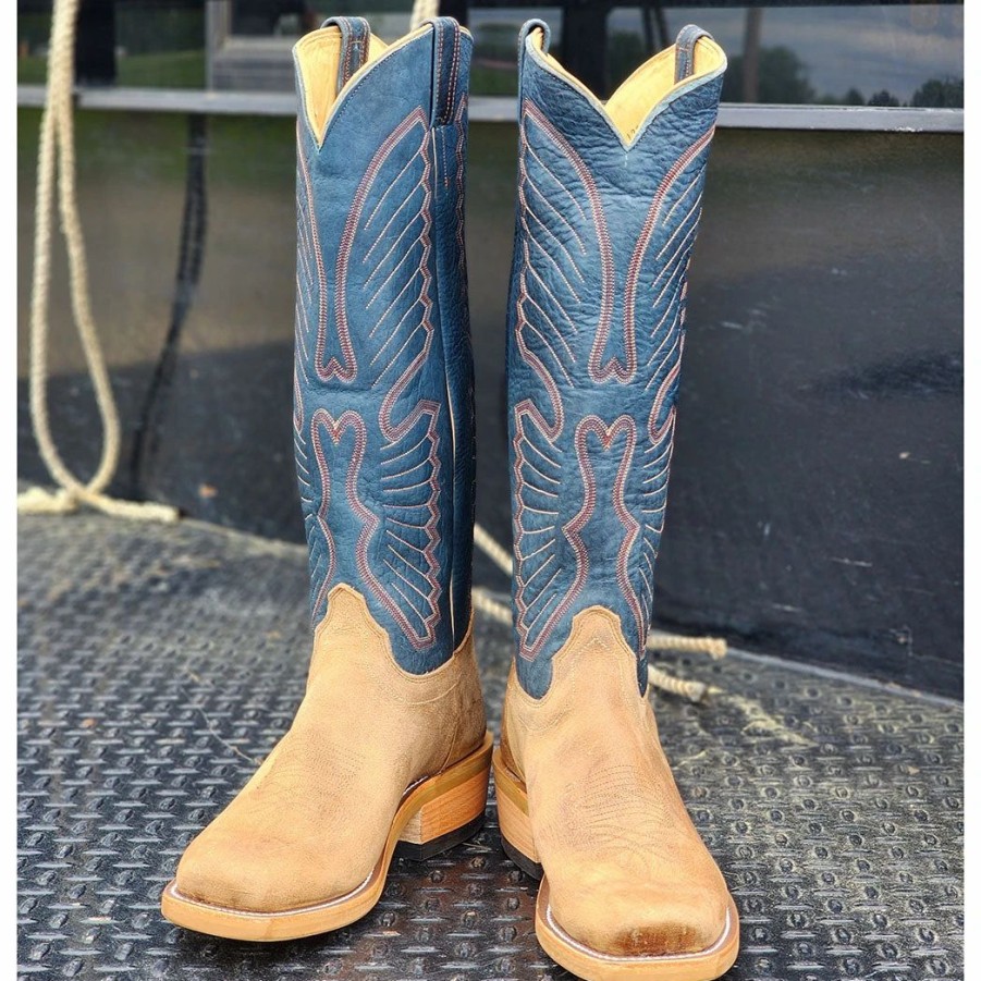 Boots & Shoes * | Olathe Boot Olathe Indigo Angry Elk Boots