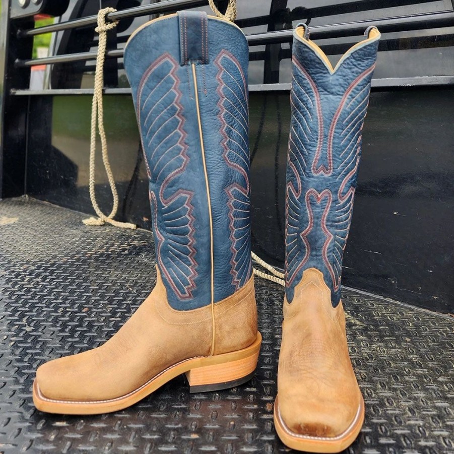 Boots & Shoes * | Olathe Boot Olathe Indigo Angry Elk Boots