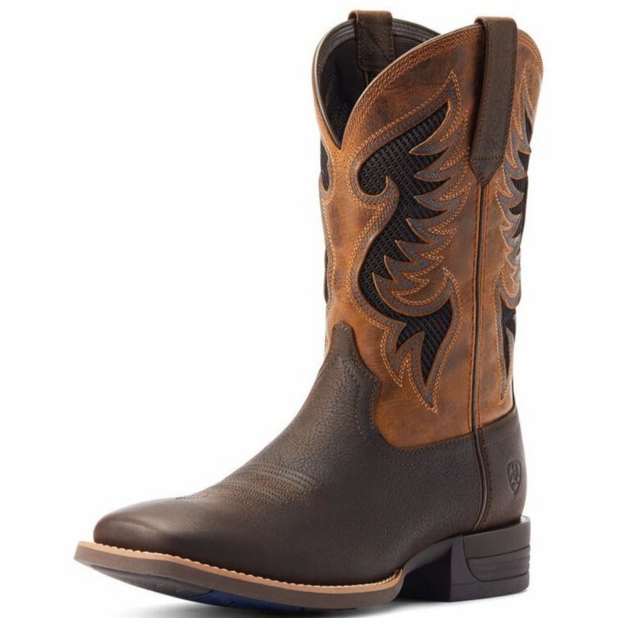 Boots & Shoes * | Ariat Men'S Cowpuncher Venttek Boot