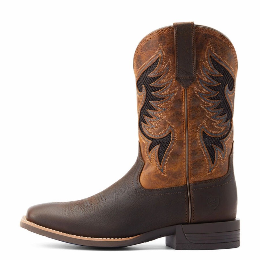 Boots & Shoes * | Ariat Men'S Cowpuncher Venttek Boot