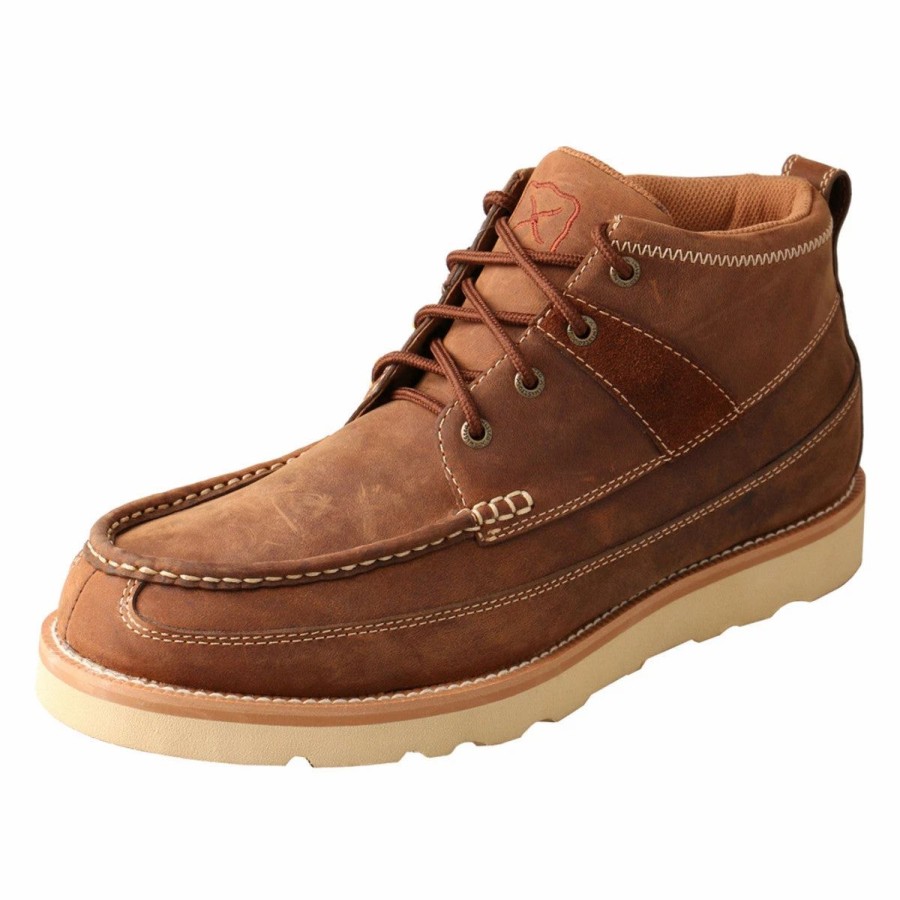 Boots & Shoes * | Twisted X Men'S 4 Steel Toe Lace-Up Wedge Work Boot