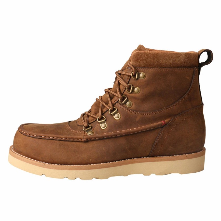 Boots & Shoes * | Twisted X Men'S 4 Steel Toe Lace-Up Wedge Work Boot