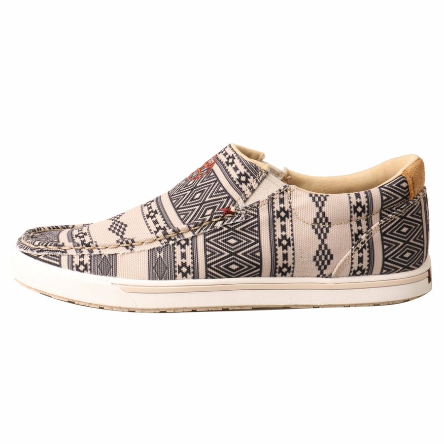 Boots & Shoes * | Twisted X Women'S Taupe And Black Aztec Slip-On