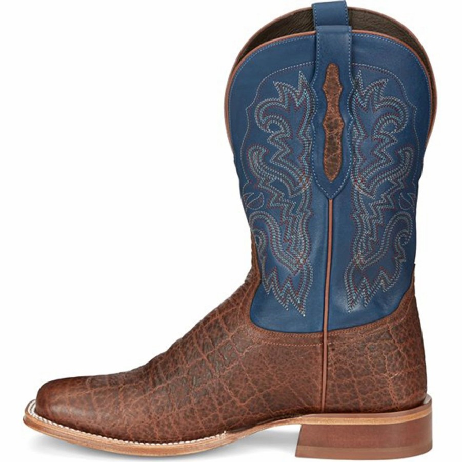 Boots & Shoes * | Tony Lama Company Tony Lama Men'S "Jinglebob" Cognac Safari Boots