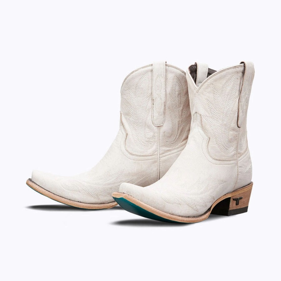 Boots & Shoes * | Lane Boots Lane Lexington White Shortie