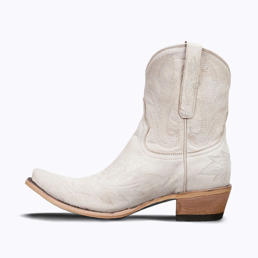 Boots & Shoes * | Lane Boots Lane Lexington White Shortie