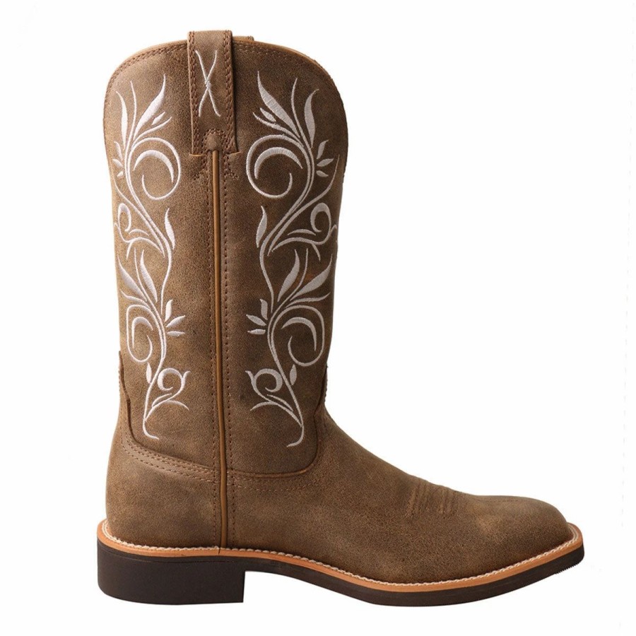 Boots & Shoes * | Twisted X Women'S 11 Bomber Top Hand Square Toe Boots