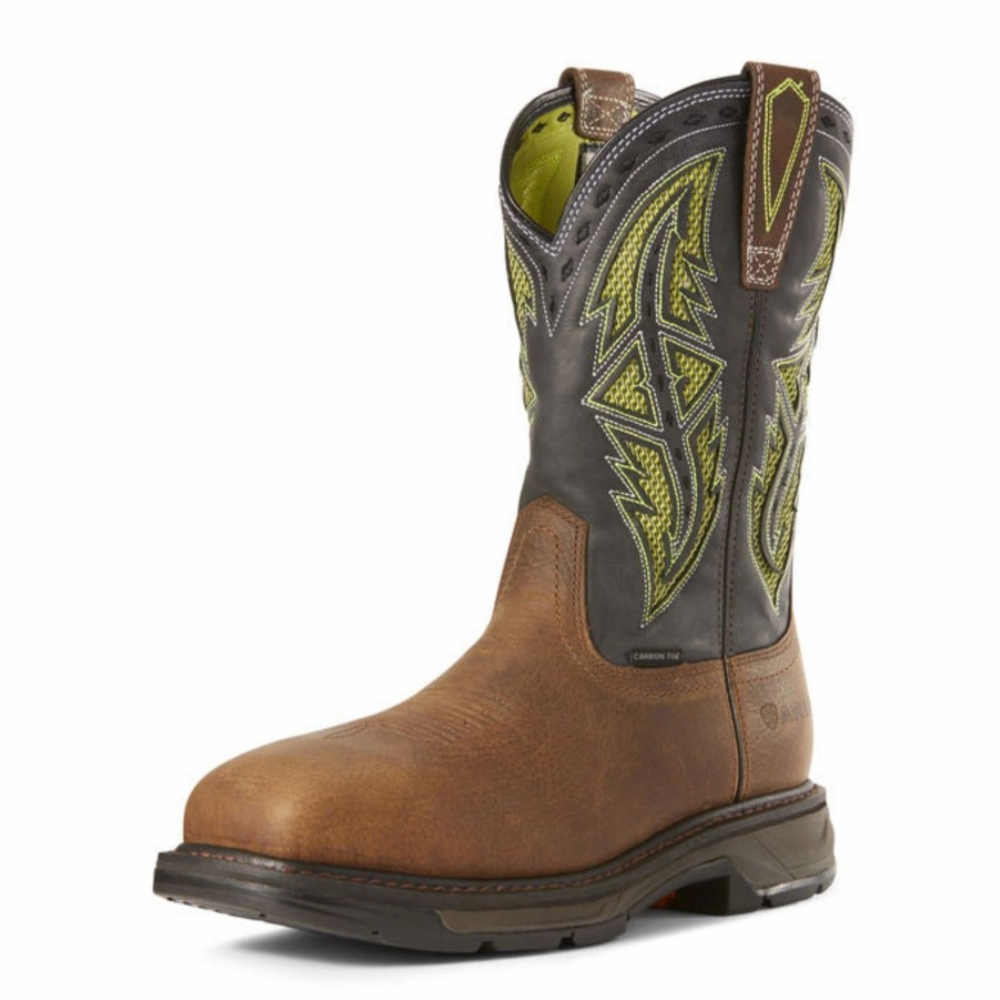 Boots & Shoes * | Ariat Men'S Work Hog Xt Venttek Spear Work Boot