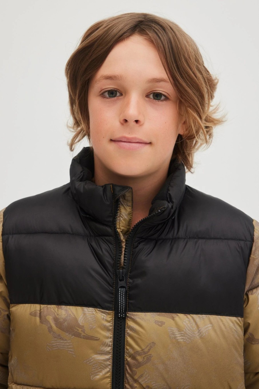 Boys * | O'Neill O'Riginals Puffer Jacket Brown Camo