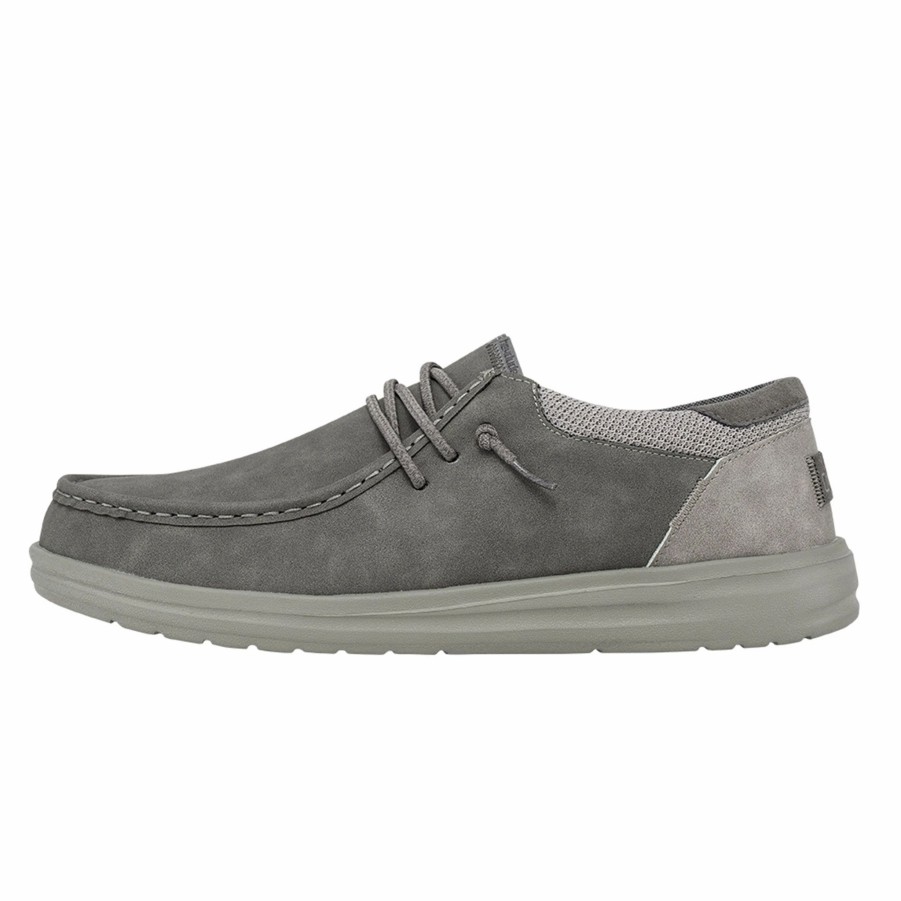 Boots & Shoes * | Heydude Hey Dude Paul Chukka Ice Grey