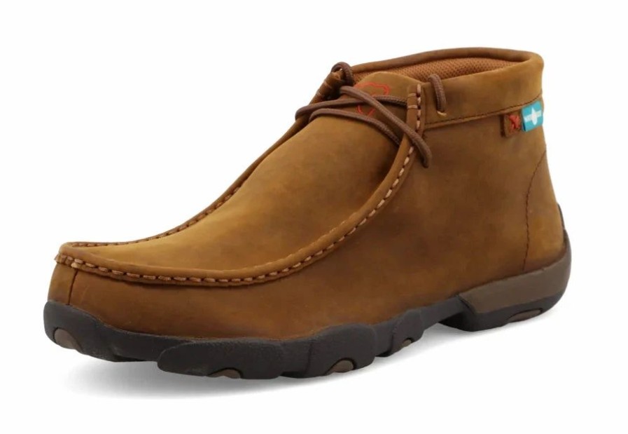 Boots & Shoes * | Twisted X Men'S Work Waterproof Chukka Driving Moc