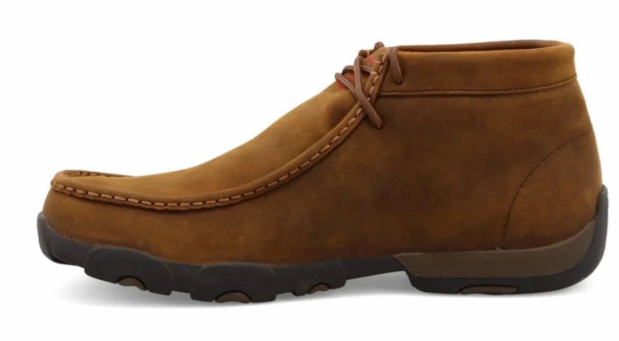 Boots & Shoes * | Twisted X Men'S Work Waterproof Chukka Driving Moc