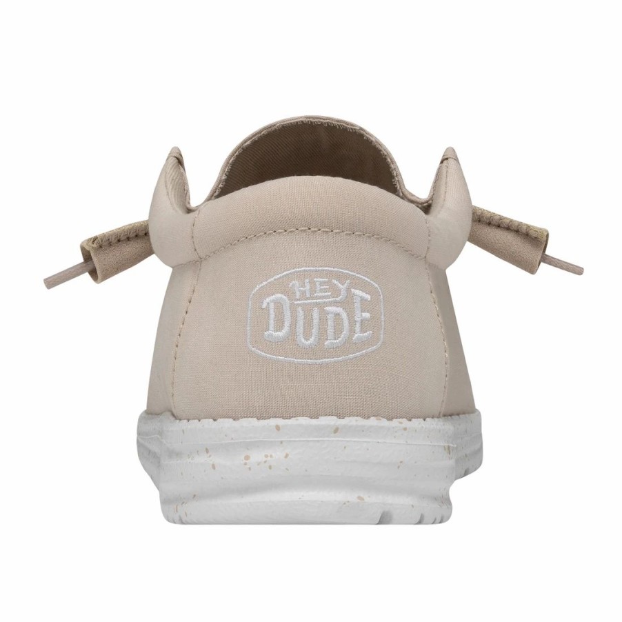 Boots & Shoes * | Heydude Hey Dude Men'S Wally Slub Canvas Natural