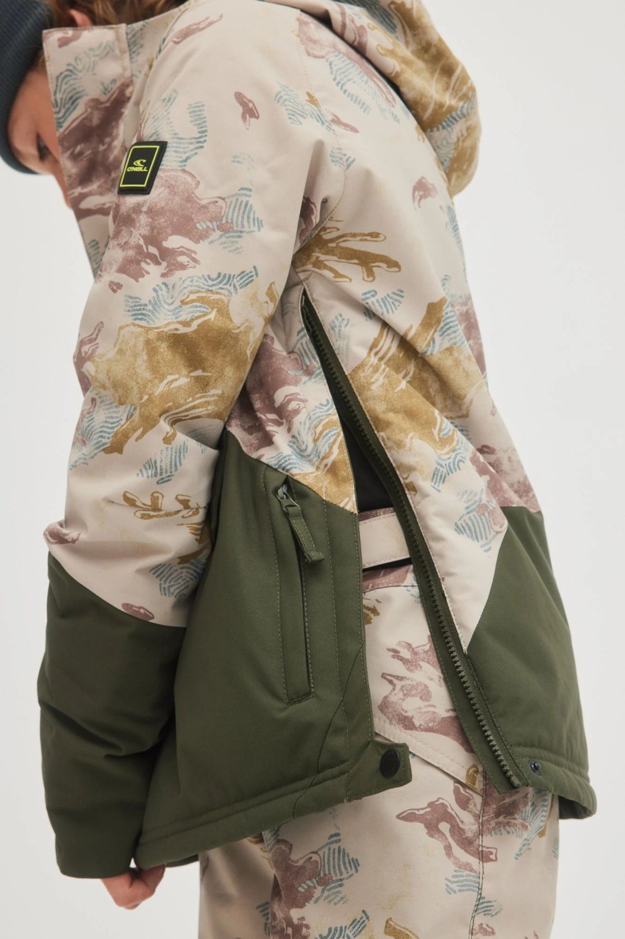 Boys * | O'Neill Anorak Jacket Light Camo