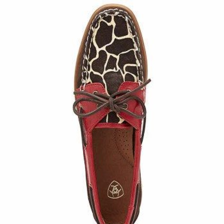 Boots & Shoes * | Ariat Giraffe/Ruby Casual Shoe