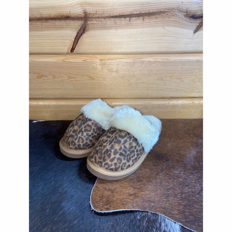 Boots & Shoes * | Corkys Footwear Inc Corkys Leopard Snooze Slipper