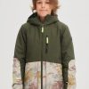 Boys * | O'Neill Texture Jacket Light Camo