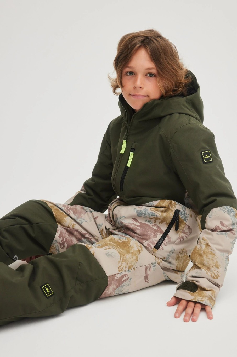 Boys * | O'Neill Texture Jacket Light Camo