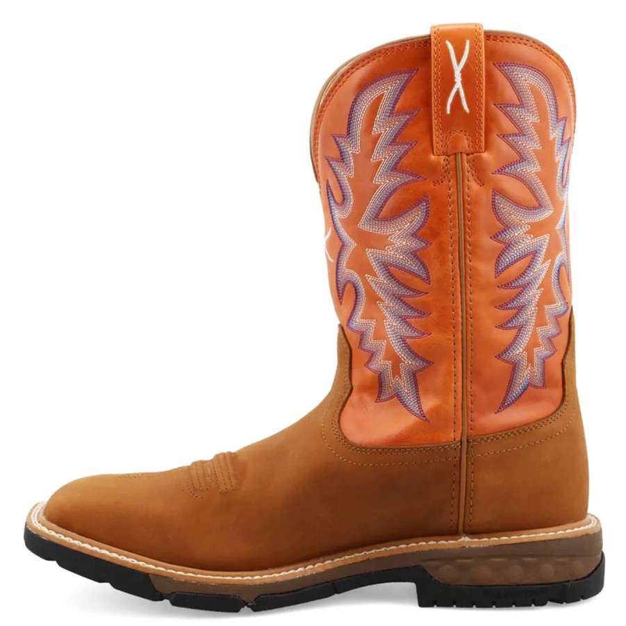 Boots & Shoes * | Twisted X Men'S 11 Waterproof H20 Western Work Boots