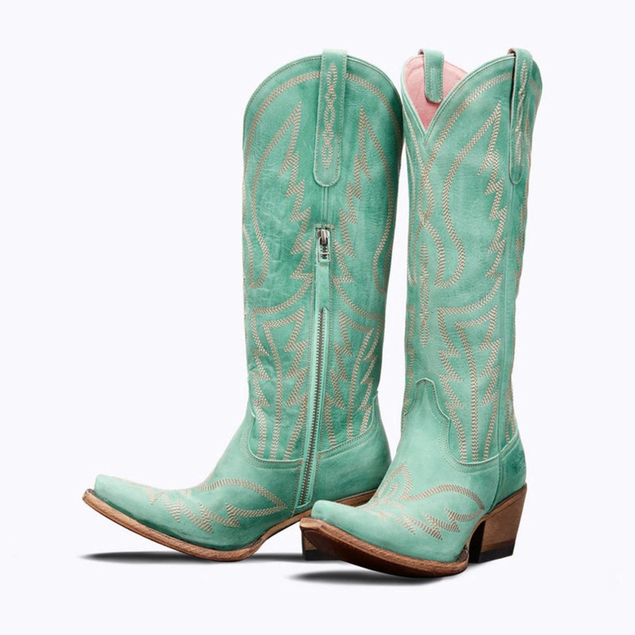 Boots & Shoes * | Lane Boots Junk Gypsy Taos Turquoise Nighthawk Boots