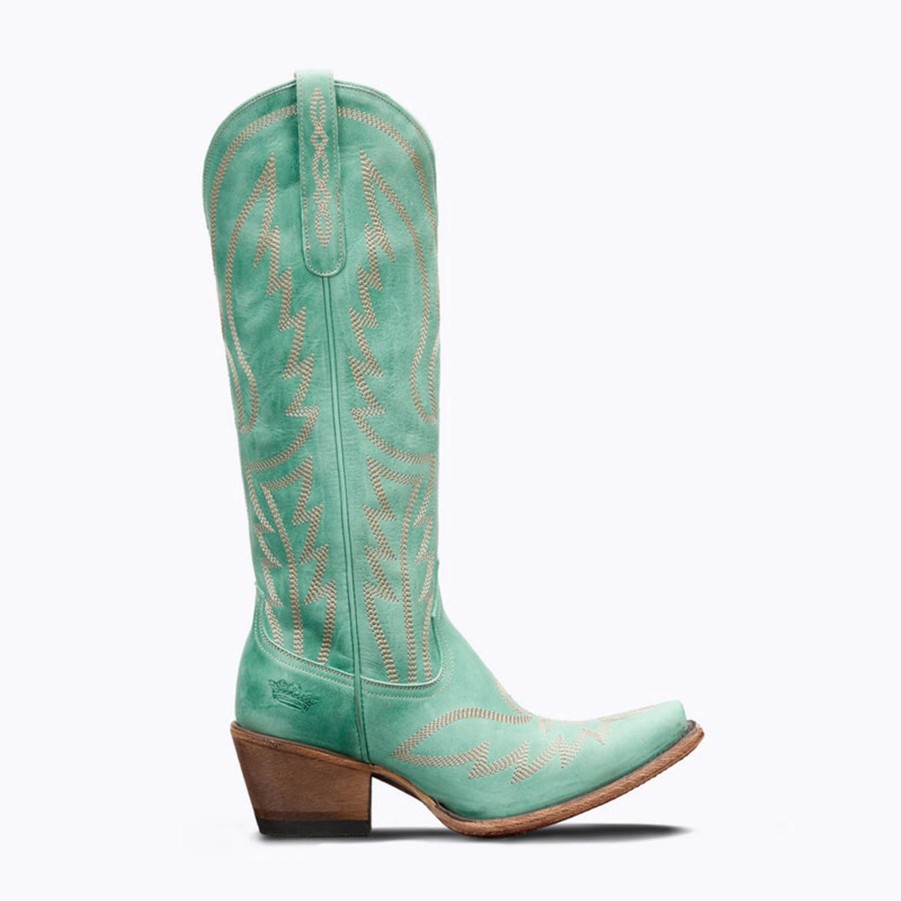 Boots & Shoes * | Lane Boots Junk Gypsy Taos Turquoise Nighthawk Boots