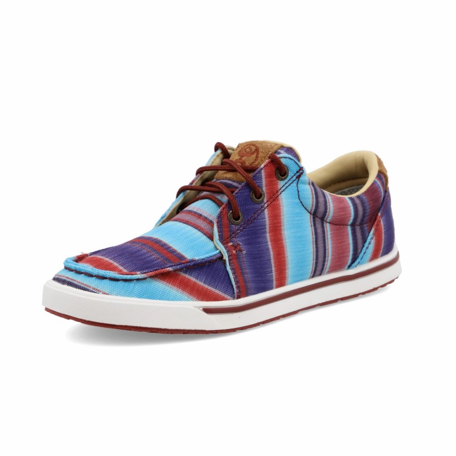 Boots & Shoes * | Twisted X Women'S Blue Serape Hooey Lopers