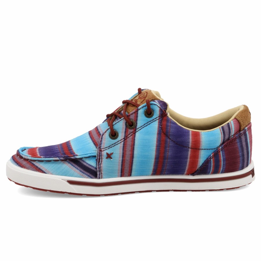 Boots & Shoes * | Twisted X Women'S Blue Serape Hooey Lopers