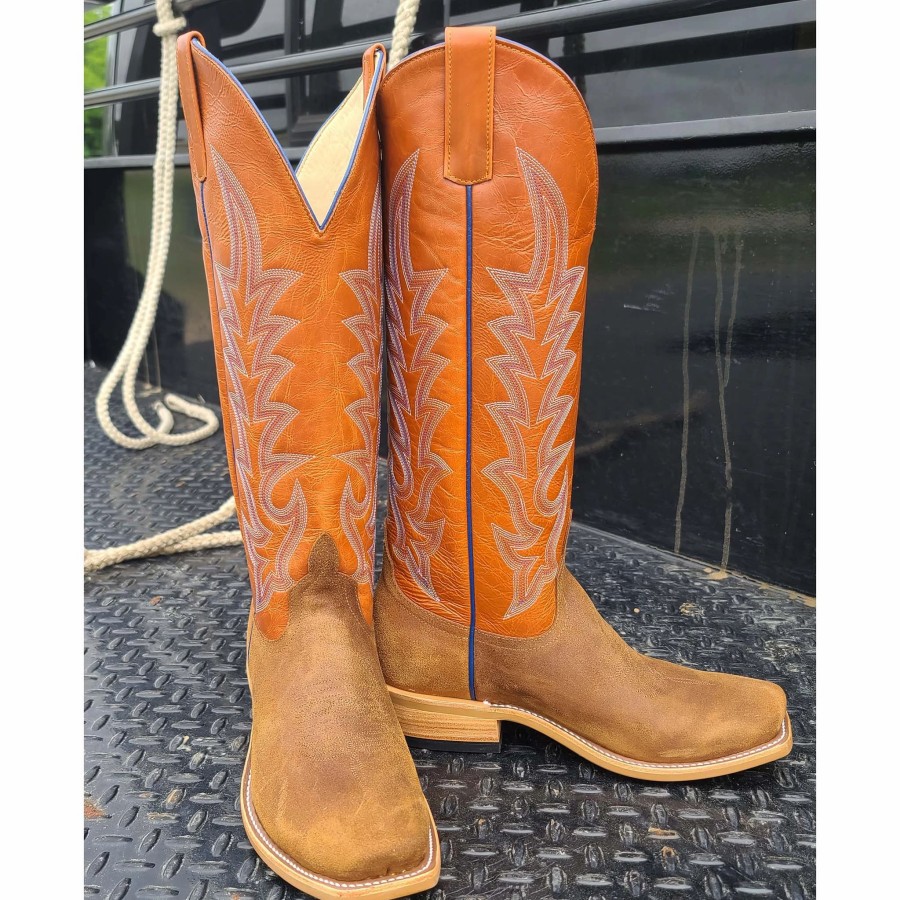 Boots & Shoes * | Horse Power Snuff Waxy Kudu Cowboy Boots