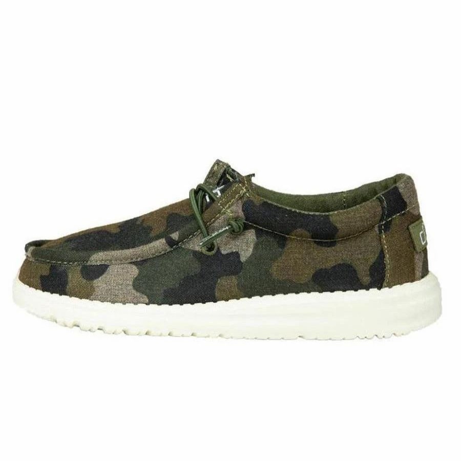 Boots & Shoes * | Heydude Hey Dude Wally Linen Camo