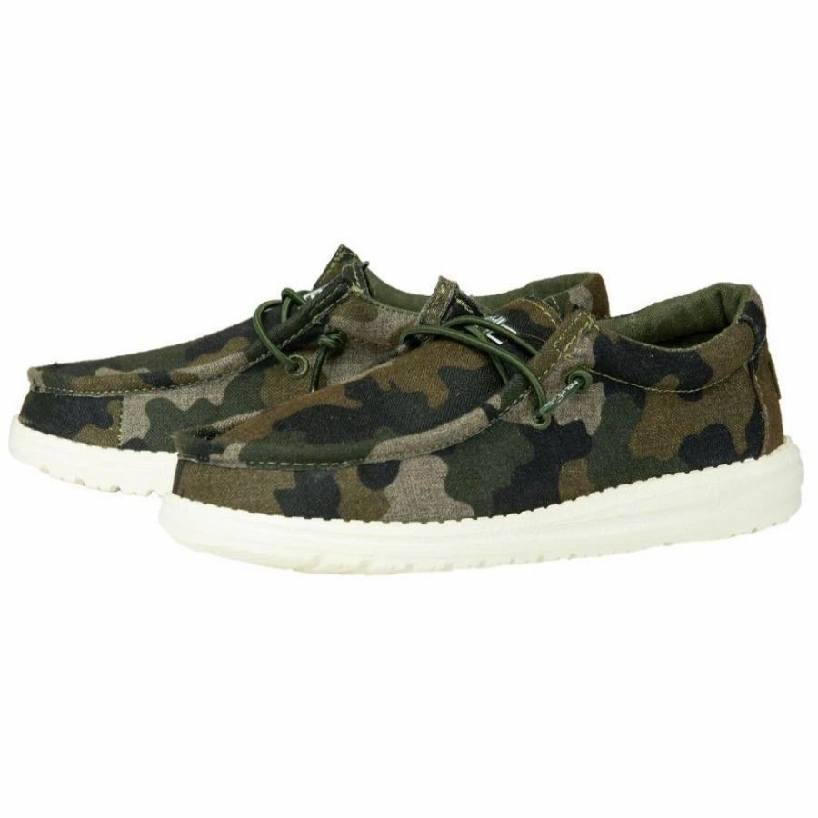 Boots & Shoes * | Heydude Hey Dude Wally Linen Camo