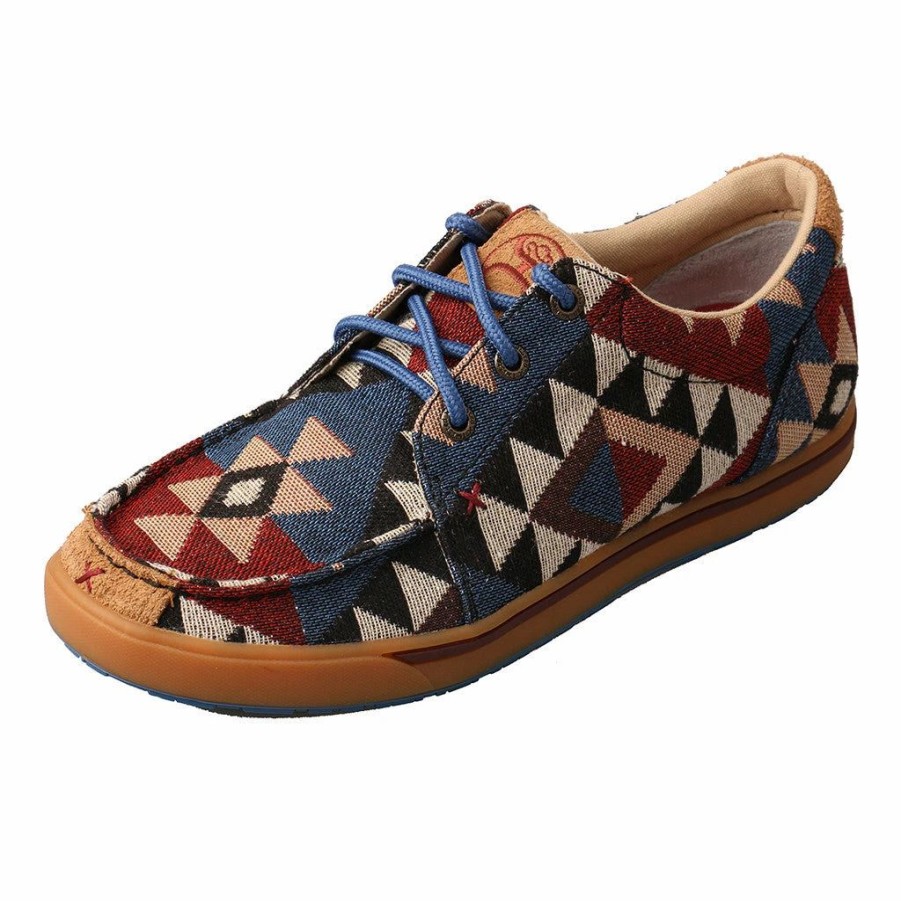 Boots & Shoes * | Twisted X Women'S Hooey Graphic Canvas Shoe