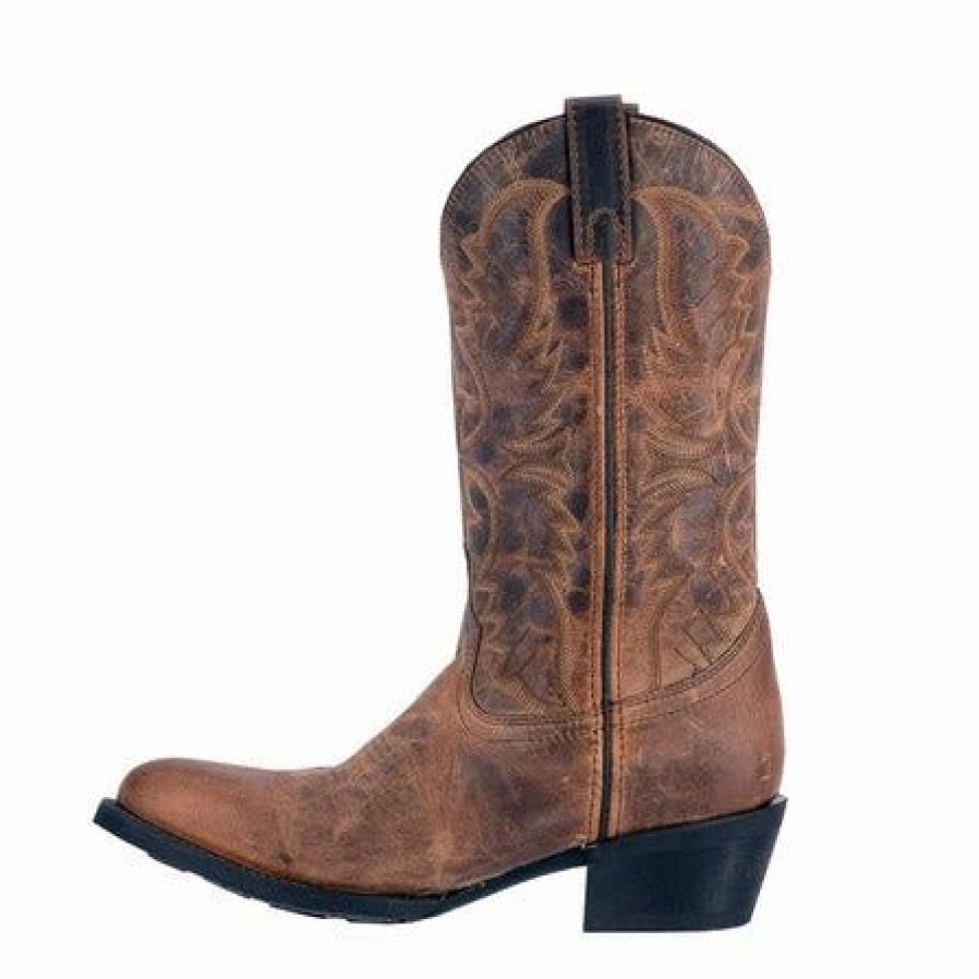 Boots & Shoes * | Laredo Men'S Birchwood Distressed Tan Boot