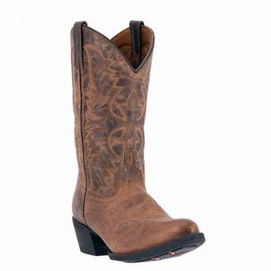 Boots & Shoes * | Laredo Men'S Birchwood Distressed Tan Boot