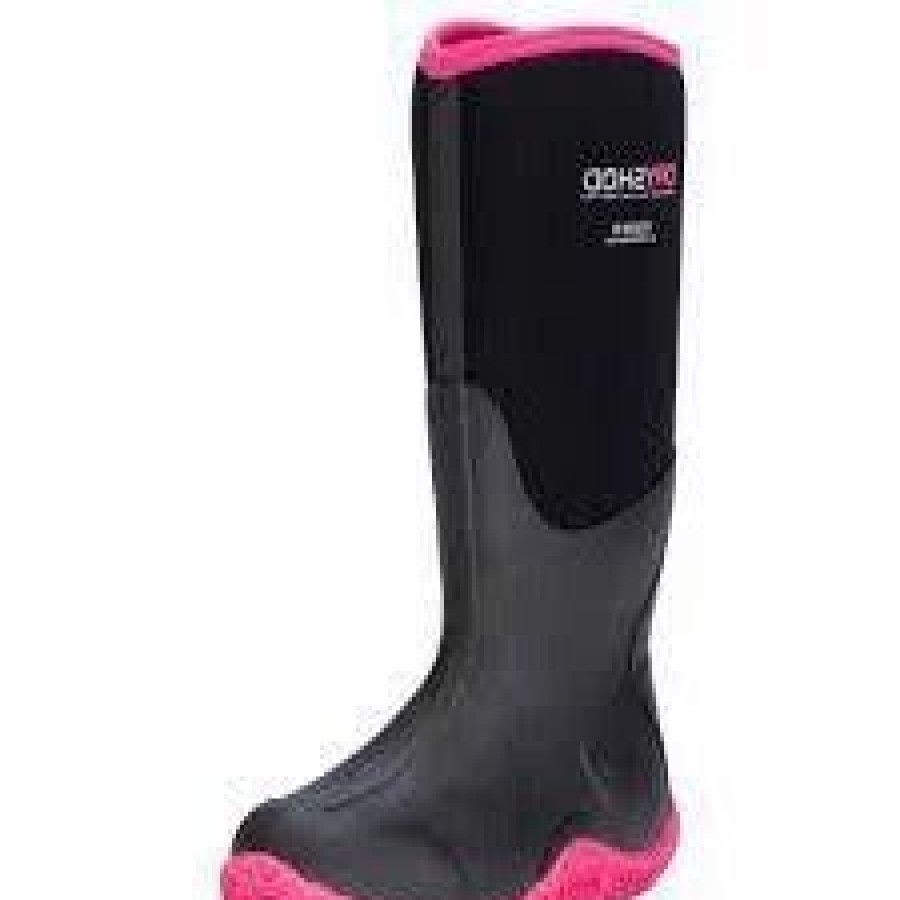 Boots & Shoes * | Dryshod West Dryshod Women'S Black With Pink Legend Hi Boot