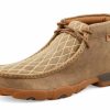 Boots & Shoes * | Twisted X Men'S Tan Crisscross/Diamond Pattern Driving Moc