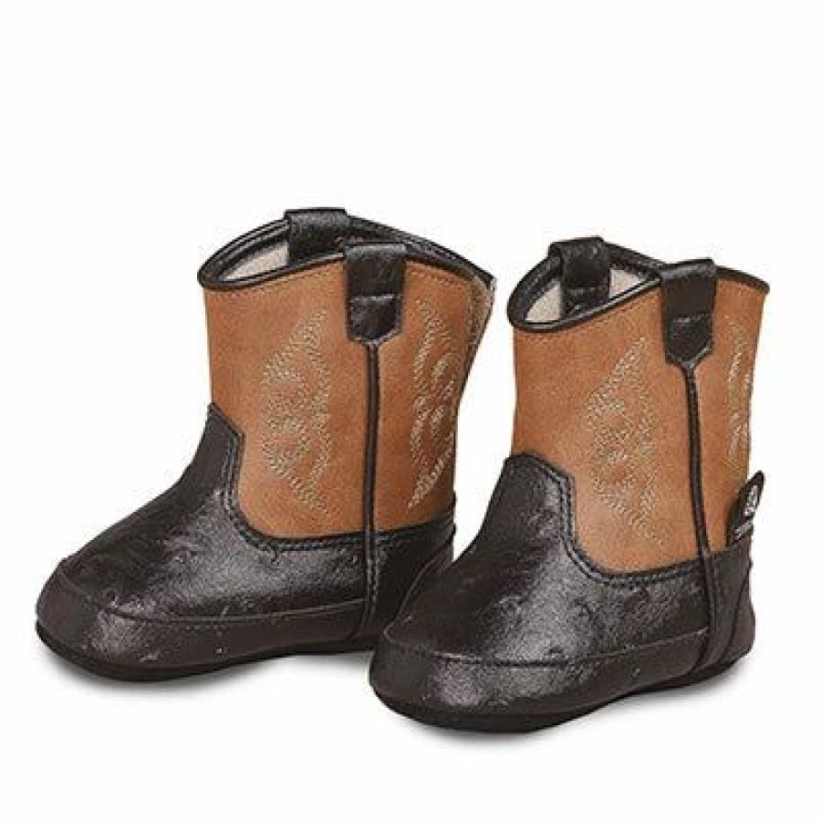 Boots & Shoes * | M&F Western Products, Inc Black And Tan Baby Bucker Camden Boots