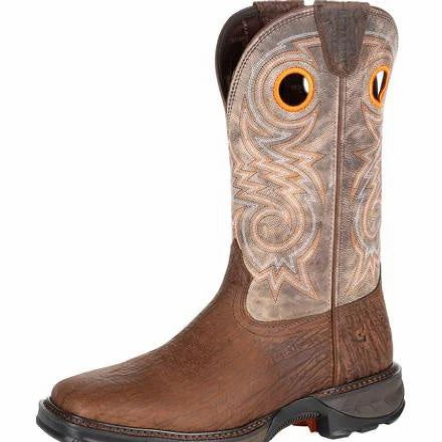 Boots & Shoes * | Durango Men'S Bay Brown Maverick Composite Square Toe Boot