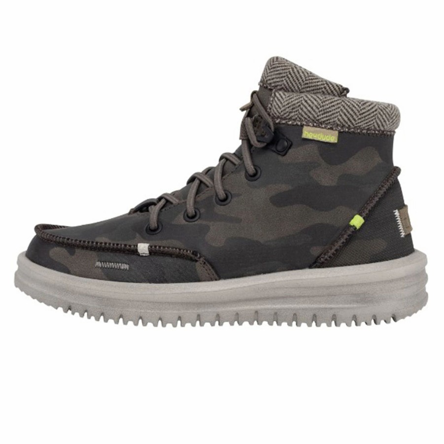 Boots & Shoes * | Heydude Hey Dude Youth Wally Woodland Camo