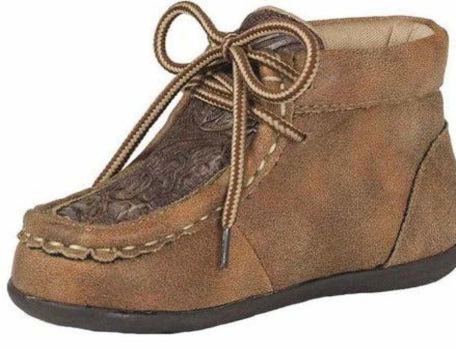 Boots & Shoes * | M&F Western Products, Inc Jed Tan Floral Toddler Casual Shoe