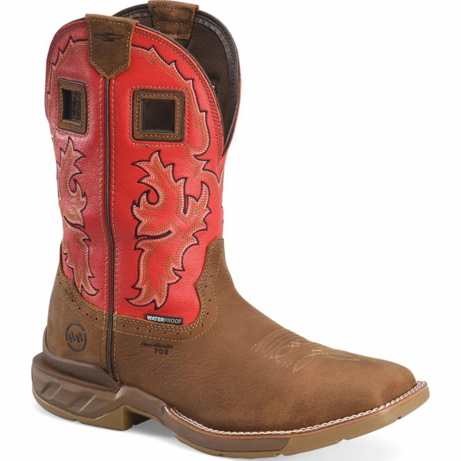 Boots & Shoes * | Double H Richland Shoe Co Double H Phantom Rider 11" Waterproof Wide Square Comp Toe Roper