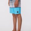 Boys * | O'Neill Boys Lennox Stretch 18 Boardshort Aquarius