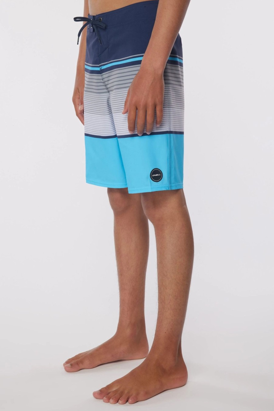 Boys * | O'Neill Boys Lennox Stretch 18 Boardshort Aquarius