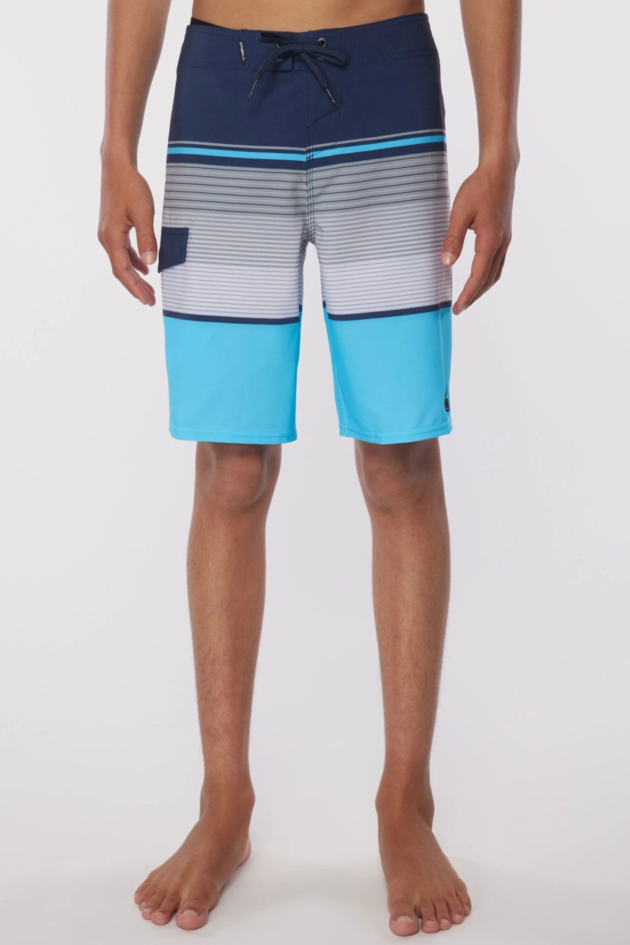 Boys * | O'Neill Boys Lennox Stretch 18 Boardshort Aquarius