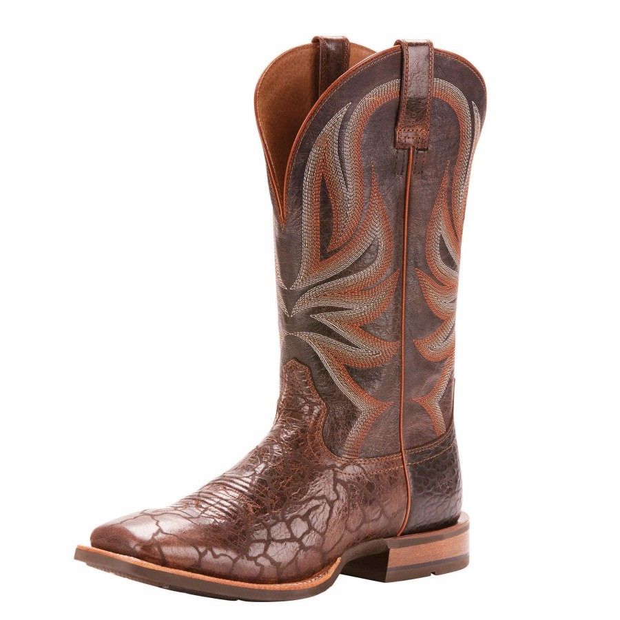 Boots & Shoes * | Ariat Men'S Wild Horse Range Square Toe Boot