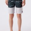 Boys * | O'Neill Hyperfreak Heat Block 17" Boardshort Black Camo