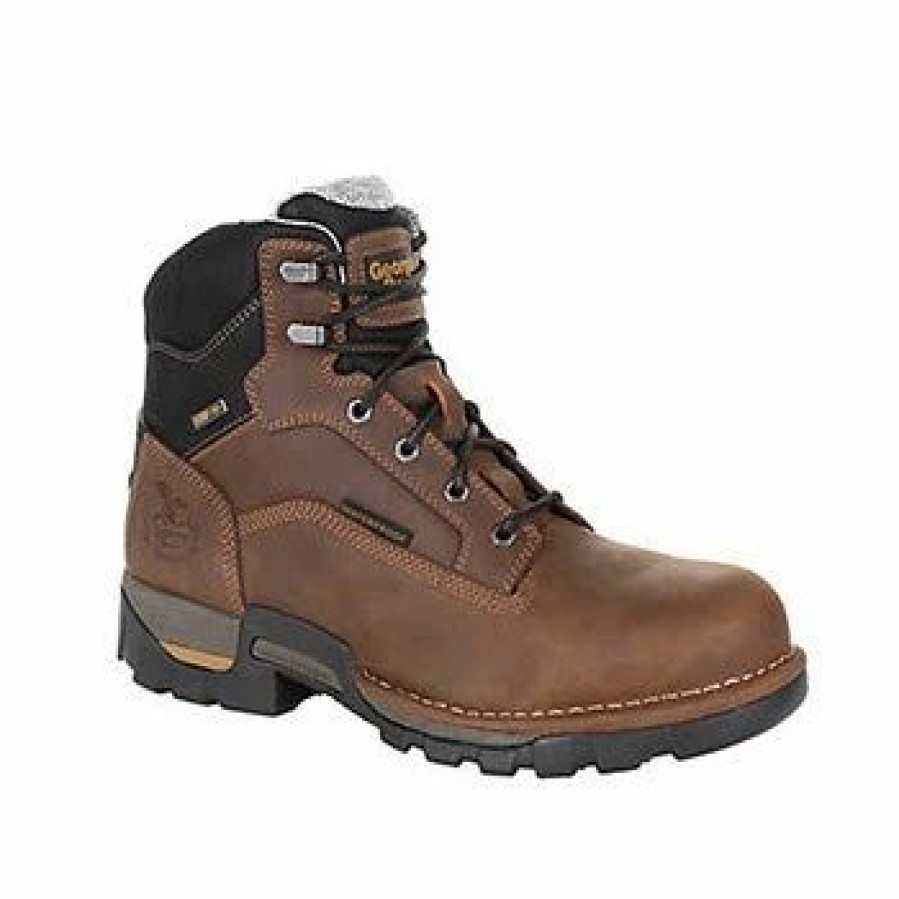 Boots & Shoes * | Georgia Boots Georgia Boot Eagle One Steel Toe Waterproof Work Boot