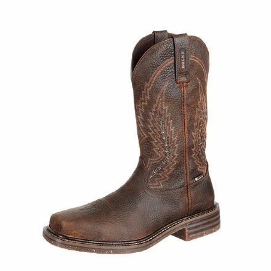 Boots & Shoes * | Rocky Boots Rocky Men'S Riverbend H2O Composite Square Toe Boot